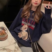 TONLION 唐狮 62542FC0043399615 女士小熊圆领套头毛衫