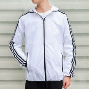 百亿补贴：阿迪达斯 男子 上衣夹克 连帽防风服 EH3806