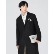 历史新低：卡宾 3194136504 国潮系列 男士长款呢大衣