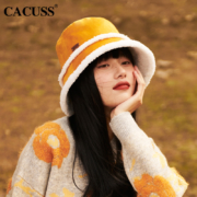 聚划算百亿补贴: CACUSS 女士 麂皮绒 渔夫帽