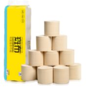 25日20点！ BABO 斑布 本色竹浆卷纸 3层*150g*12卷 9.9元