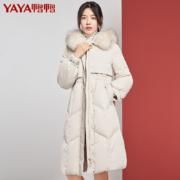 YAYA 鸭鸭 女士 中长款羽绒服
