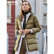 BOSIDENG 波司登 B90131064 女士中长款连帽羽绒服