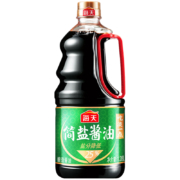 聚划算百亿补贴：海天 简盐酱油 薄盐生抽 一级酱油 1.28L*2件