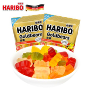德国进口 哈瑞宝 Haribo 0脂肪 金胸水果味软糖 橡皮糖 200g