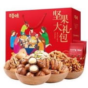 10点、plus会员：百草味 坚果年货礼盒1702g/10袋装