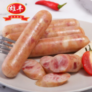 聚划算百亿补贴：雄丰 原味 地道肠纯肉烤肠500g约10根