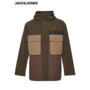 历史低价： JACK JONES 杰克琼斯 219321514 工装撞色夹克