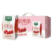 super会员：豆本豆 利乐包 唯甄红枣豆奶 250ml*24盒 *4件