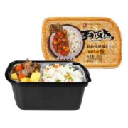 方便速食！紫山 自热米饭咖喱牛肉拌饭 300g