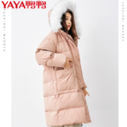 12日0点：YAYA 鸭鸭 DRA06B0250 女士长款羽绒服