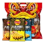 Lay's 乐事 大波浪组合包(鱿鱼+烤翅+五花肉)70克*3包 *2件