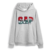 27日0点：GAP 盖璞 513884 男士连帽印花卫衣