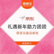 京东 礼遇新年助力团团 领百元春运券包