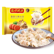 湾仔码头 菌菇三鲜水饺720g（36只）*7件