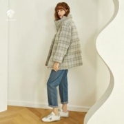 范思蓝恩 Z95151x 女士港风加厚棉服