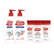 京东PLUS会员： 卫宝 优效多护洗手液套装（洗手液450ml*2+免洗洗手液50ml*3） *4件