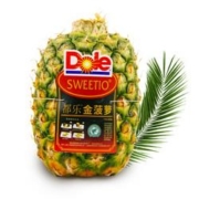 都乐Dole 金菠萝 特级超大果 1个装 净重1.5kg *2件 + 啤梨6只装 单果120g起