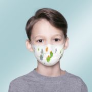三层防护！泽艳 KID50 三层防护含熔喷布 儿童/成人一次性卡通印花口罩50只装