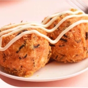 毛毛先森 海苔肉松 爆浆面包4枚/盒*3