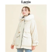 La Chapelle 拉夏贝尔 903610134 女士大毛领棉服