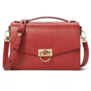 高圆圆同款！Michael Kors Hendrix 女士石榴红中号单肩包