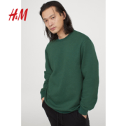 20日0点：H&M 0685813 男士加绒套头卫衣