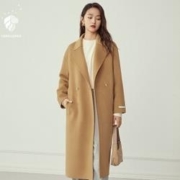 范思蓝恩 Z204021 女士羊毛呢外套中长款