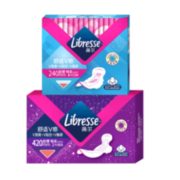 某猫U先！ Libresse 薇尔 舒适V感卫生巾 日用240mm*4片+夜用420mm*2片