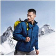 奥索卡 goretex 115239 男款防水鹅绒三合一冲锋衣