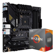 ASUS 华硕 TUF GAMING B450M-PRO S重炮手主板 + AMD Ryzen 5 3600 盒装CPU处理器 板U套装
