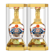 五粮液股份出品 国杯珍品 52度浓香型白酒 500mL*2瓶 礼盒装