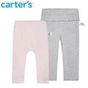 弹力裤腰！Carter's 孩特 婴儿休闲打底裤 2条装
