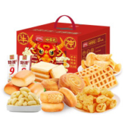 PANPAN FOODS 盼盼 糕点年货礼盒 1567g *5件