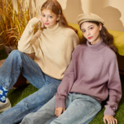 百亿补贴： Tonlion 唐狮 6244200434021 女款宽松韩版针织衫