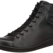 ECCO 爱步 Soft 2.0 柔酷2号 女士真皮系带高帮休闲鞋206523  含税到手约￥479