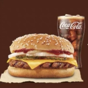 聚划算百亿补贴：BURGERKING汉堡王 1层芝牛肉堡 单人餐 单次兑换券