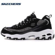 Skechers 斯凯奇 D'LITES系列 女 时尚绑带运动休闲鞋 66666036-BKW
