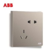 ABB 轩致系列 AF205-PG 86型五孔插座 金色