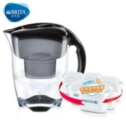 历史新低：BRITA 碧然德 家用滤水壶 Elemaris 探索者系列 3.5L(黑)+去水垢专家版滤芯 6枚装【1壶7芯】