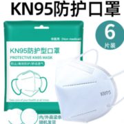 PISSA KN95一次性成人口罩6只