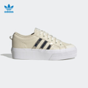 5日0点、38节预告：adidas 阿迪达斯 三叶草 NIZZA PLATFORM W 女子经典运动鞋 FY6739