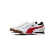 PUMA 彪马 Roma 中性休闲运动鞋 365598-03 白/亚马逊绿 40.5