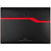 fizz 飞兹 FZ103002 加厚双层按扣文件袋 红色