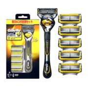 亲肤无感！Gillette 吉列 锋隐致护系列手动剃须刀（1个刀架+6个刀头）