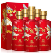 中华老字号 白水杜康 龙凤呈祥 52度浓香型白酒 500mL*6瓶