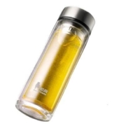 惠尔雅 双层隔热玻璃杯 350ml