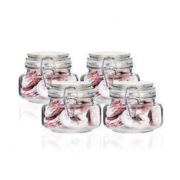 夸克 玻璃储物罐 方形 500ml*4件套