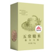 京东PLUS会员：柴火大院 五常糙米 1kg