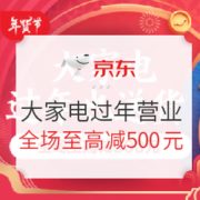 促销活动： 京东 大家电过年也送货